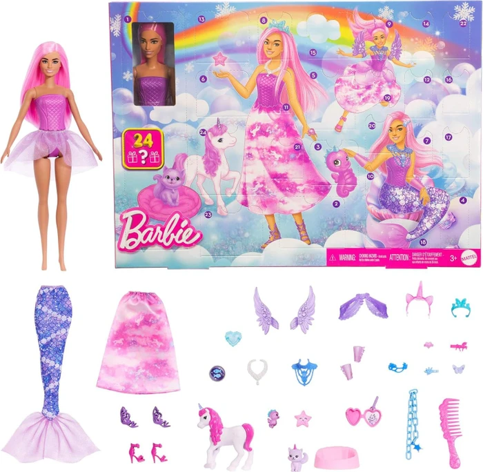 Mattel Barbie Fantasy Adventskalender 2025