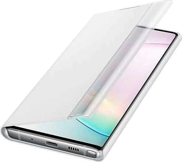 Samsung Clear View Cover für Galaxy Note 10 weiß