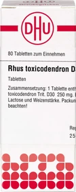 DHU Rhus toxicodendron D30 Tabletten, 80 Stück