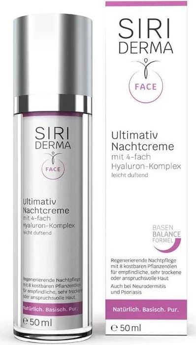 Siriderma Ultimativ Nachtcreme leicht duftend, 50ml