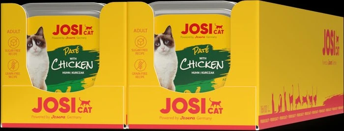 Josera JosiCat Paté, mit Chicken, 3.20kg (32x 100g)