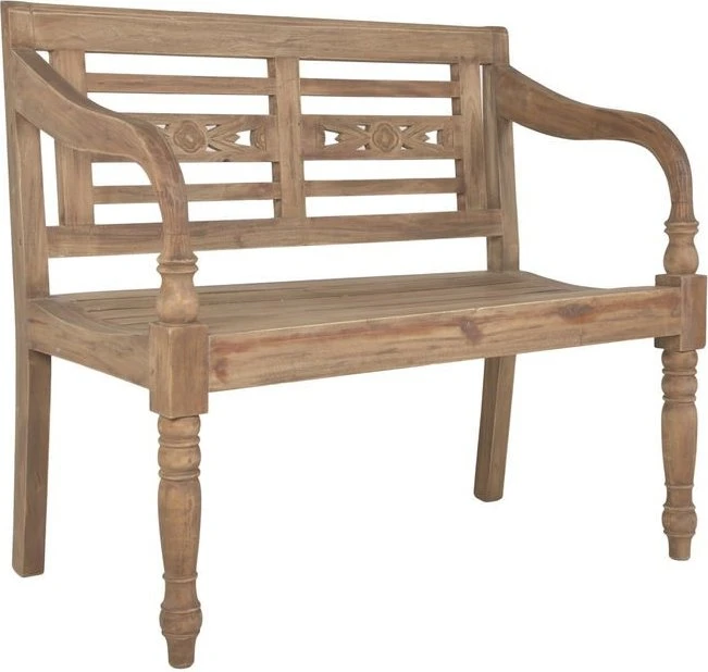 Garden Pleasure Moyo Gartenbank 2-Sitzer braun