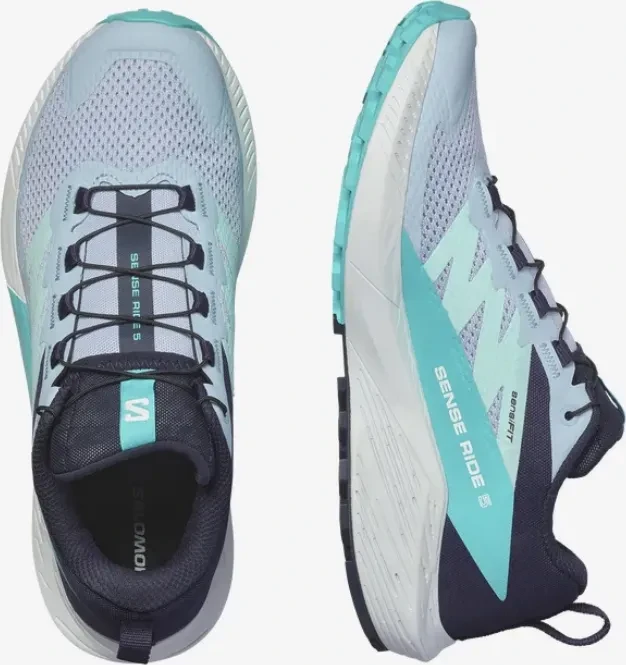 Salomon Sense Ride 5 cashmere blue/carbon/peacock blue (Damen)
