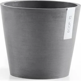Ecopots Kunststoff-Topf Amsterdam 20cm grey