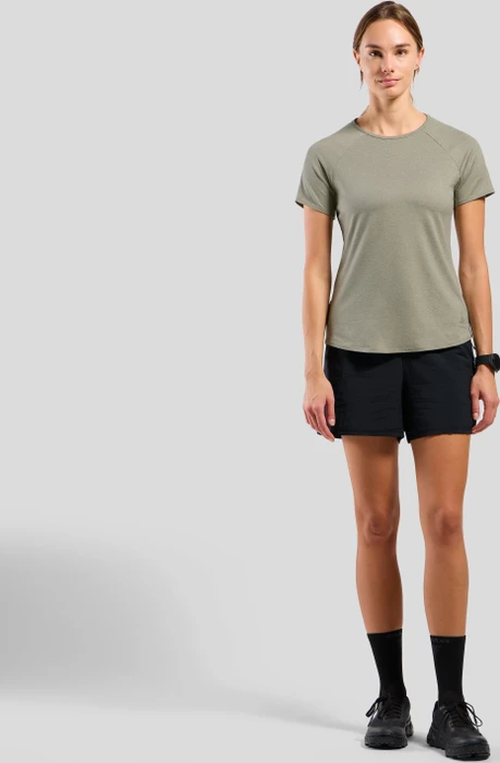 Odlo Active 365 Funktionsshirt kurzarm vetiver melange (Damen)