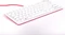 Raspberry Pi keyboard and hub, rot/weiß, USB, UK (RPI-KEYB (UK)-RED/WHITE) Vorschaubild
