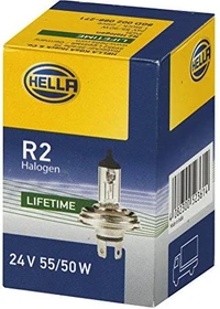 Hella Standard Halogen 24V R2 55/50W, 1er-Pack