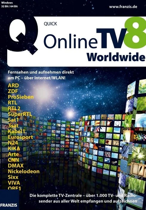 Franzis Online TV 8 Worldwide (deutsch) (PC)
