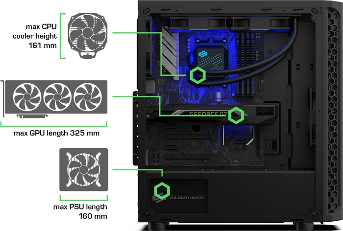 Endorfy SilentiumPC Signum SG1 TG, Glasfenster