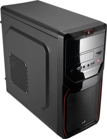 AeroCool QS-183 Advance schwarz, Lüfter LED rot