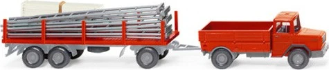 Wiking Gerüstbau-Hängerzug Magirus Deutz