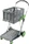 Clax Klapp-Transportwagen 90x60cm (M/004-0002)