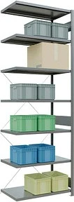 Schulte Lagertechnik Multiplus 250 Anbauregal 100x300x60cm verzinkt