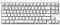 Wooting 80HE, Zink Alloy, weiß, LEDs RGB, Lekker V2 L60 Linear, USB, US Vorschaubild