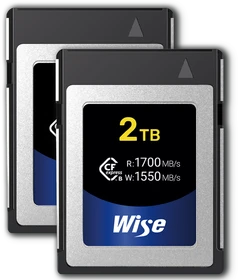 Wise Advanced CFX-B Series R1700/W1550 CFexpress 2.0 Type B 2TB, 2er-Pack