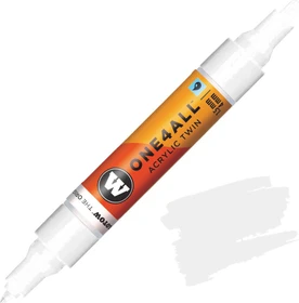 Molotow ONE4ALL Twin 1.5/4mm Acrylmarker signalweiß