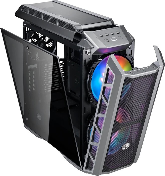 Cooler Master MasterCase H500P Mesh ARGB, grau, Glasfenster