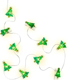 Wentronic goobay Fotoclips-Lichterkette Tannenbaum LED 10x warmweiß