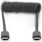 Digitus USB-C Spiralkabel, USB 2.0, 480Mbit/s, 60W PD, USB-C [Stecker] auf USB-C [Stecker], schwarz, 1m Vorschaubild