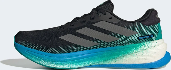 adidas Supernova Rise 2 core black/iron metalic/glory green (Herren)