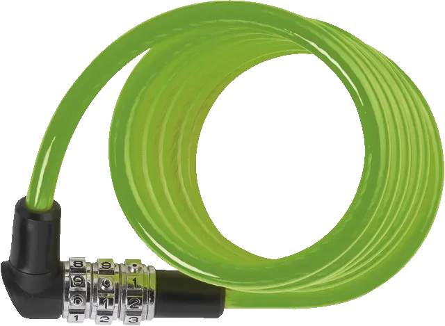 ABUS 3506C/120 Spiralkabelschloss, Zahlenkombination color