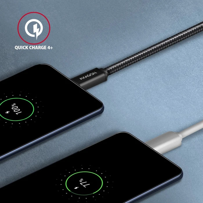 Axagon USB-C Kabel, USB 3.0, 5Gb/s, 60W PD, USB-C [Stecker] auf USB-C [Stecker], 1m