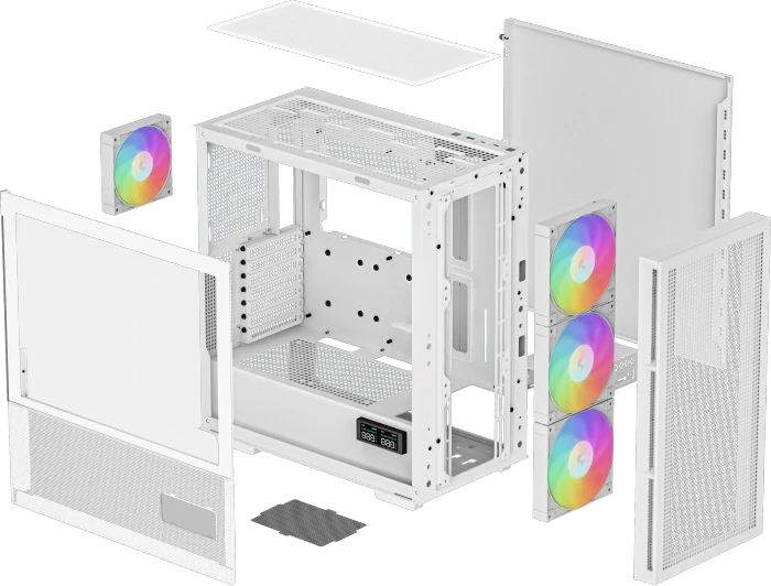 DeepCool CH560 Digital WH, weiß, Glasfenster