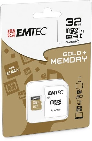 Emtec EliteGold R90/W20 32GB Kit, UHS-I U1, Class 10