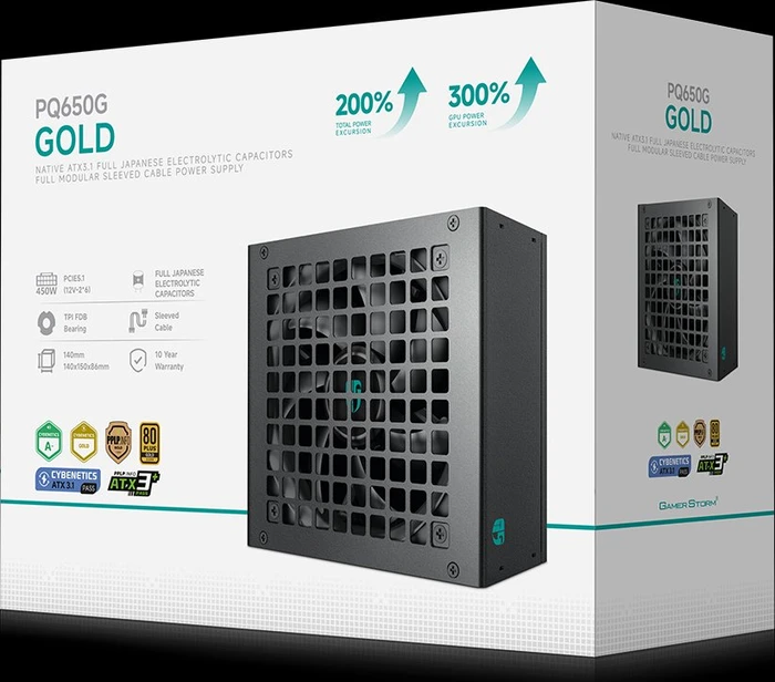 DeepCool GamerStorm PQ-G Series PQ650G schwarz 650W, ATX 3.1