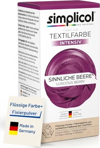 Simplicol Textilfarbe Intensiv sinnliche beere, 1 Stück