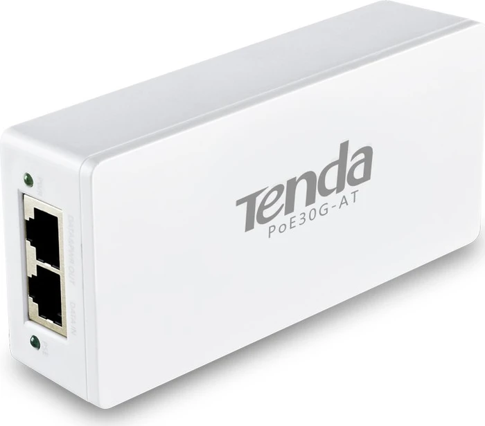Tenda Wallmount Gigabit PoE-Injektor, 2x RJ-45, 30W PoE+