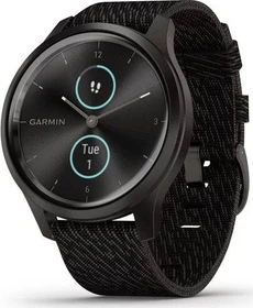 Garmin vivomove Style Aktivitäts-Tracker black pepper woven/graphite