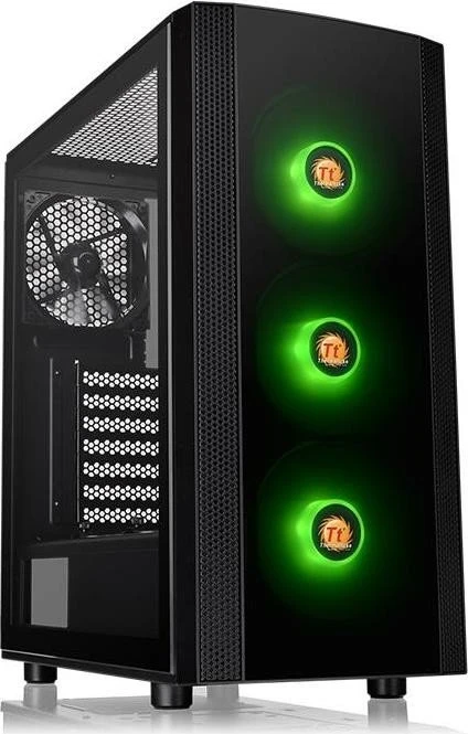 Thermaltake Versa J25 TG RGB, schwarz, Glasfenster