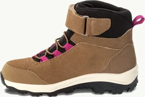 Jack Wolfskin Vojo LT Texapore Mid braun/rosa (Junior)