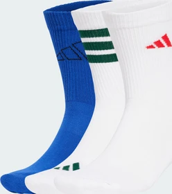adidas Logo Socken white/royal blue, 3 Paare