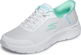 Skechers Slip-Ins Go Walk Flex Grand Entry white/mint (Damen)