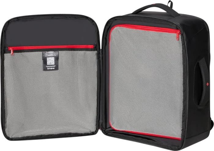 Samsonite Paradiver Light, Underseat Backpack M, Untersitz Handgepäck, Kabinentasche, Flugzeug Rucksack, 45cm, 33l, schwarz