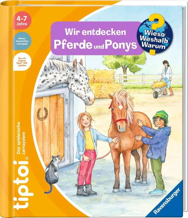 Ravensburger tiptoi Buch: Wieso? Weshalb? Warum?: Wir entdecken Pferde und Ponys