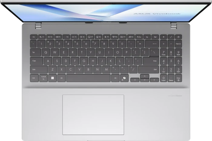 ASUS VivoBook 16 X1607CA-MB178W, Cool Silver, Core Ultra 5 225H, 16GB RAM, 512GB SSD, DE