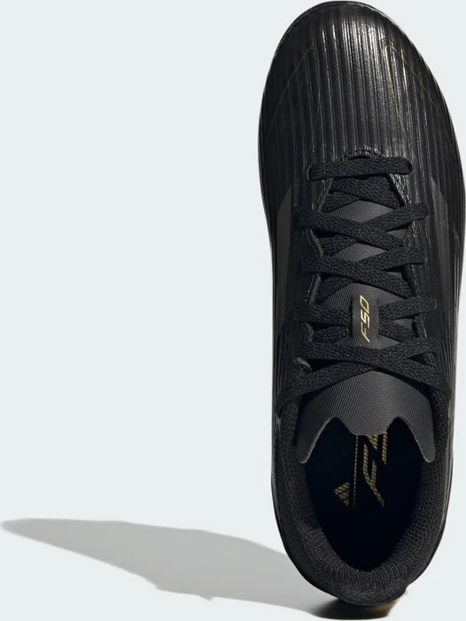 adidas F50 League FG/MG core black/iron metallic/gold metallic (Junior)