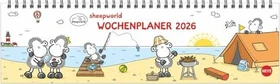 Heye Tischkalender 1 Woche/1 Seite 2026, 325x93mm quer, Sheepworld, 56 Blatt