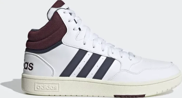 adidas Hoops 3.0 Mid Classic Vintage cloud white/shadow navy s22/shadow red