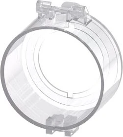 Siemens plombierbare Kappe für Knebelschalter, kurz, 30 mm, klar