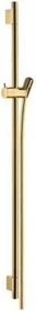 Hansgrohe Unica Brausestange S Puro 90cm mit Isiflex Brauseschlauch 160cm polished goldoptik