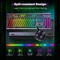 TeckNet RGB Gaming Keyboard, schwarz, LEDs RGB, USB, UK Vorschaubild