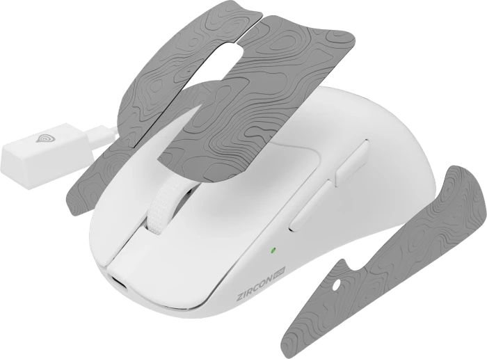 Genesis Zircon 606 8k Wireless Ultra-Lightweigt Gaming Mouse, schwarz, USB/Bluetooth