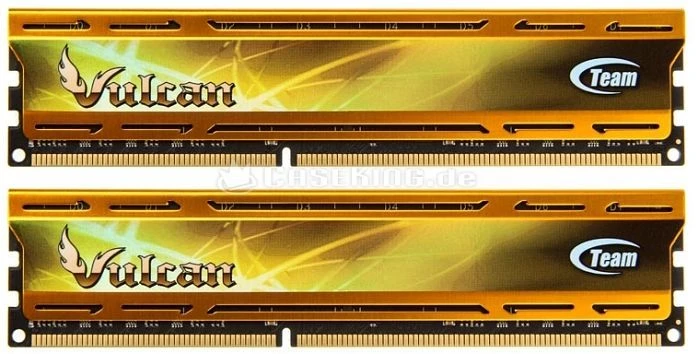 TeamGroup Vulcan gold UDIMM 8GB Kit, DDR3-2400, CL11-13-13-35
