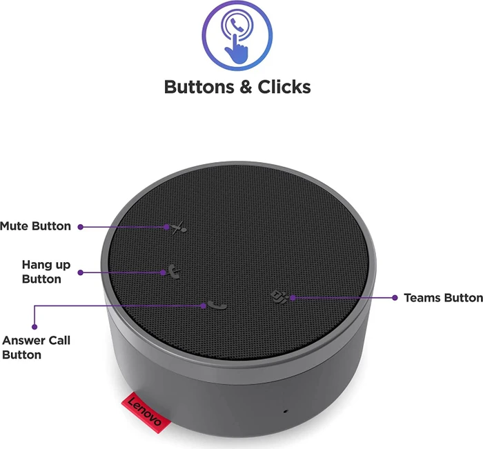 Lenovo Go Wired Speakerphone grau