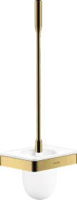 Hansgrohe AXOR Universal Softsquare Toilettenbürstenhalter Wandmontage polished gold optic