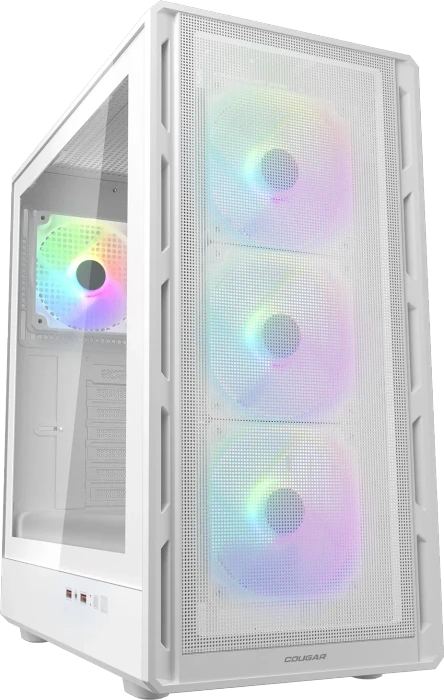Cougar Airface Pure RGB, weiß, Glasfenster